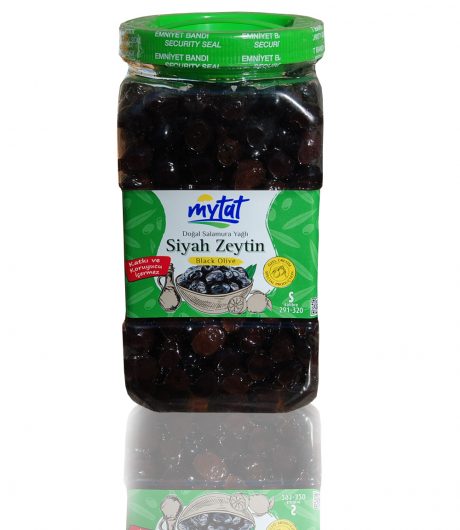 Mytat Doğal Süper Siyah Gemlik Zeytin 1400gr