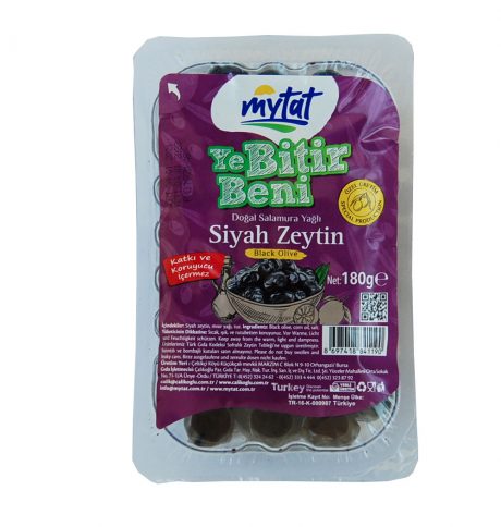 Mytat Doğal Ye Bitir Beni Siyah Gemlik Zeytin 180gr