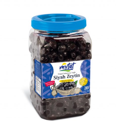 Mytat Doğal Hususi Siyah Gemlik Zeytin 1400gr